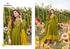 Haldi Mehndi By Rangoon Mirror Work Silk Anarkali Readymade Suits Wholesale Shop In Surat